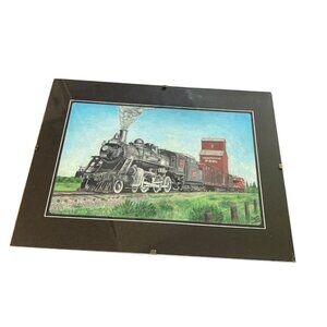 Deanna Jueck 2004 Saskatchewan Pool Elevator Train Picture
